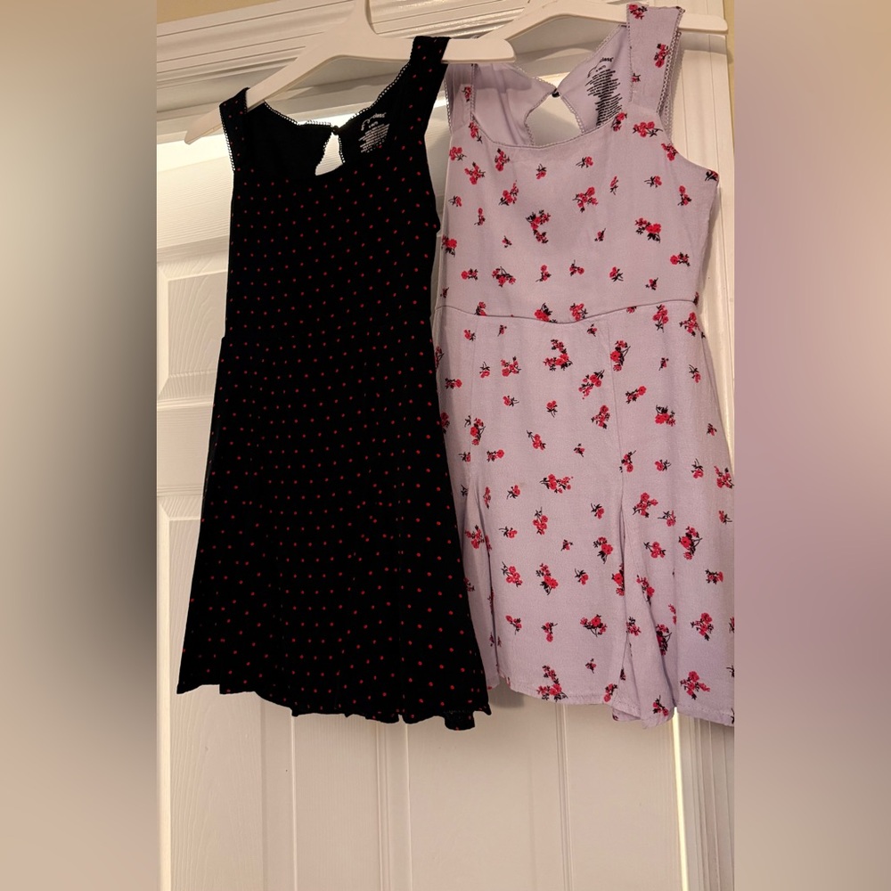 Floral and Polka Dot Kids Dresses